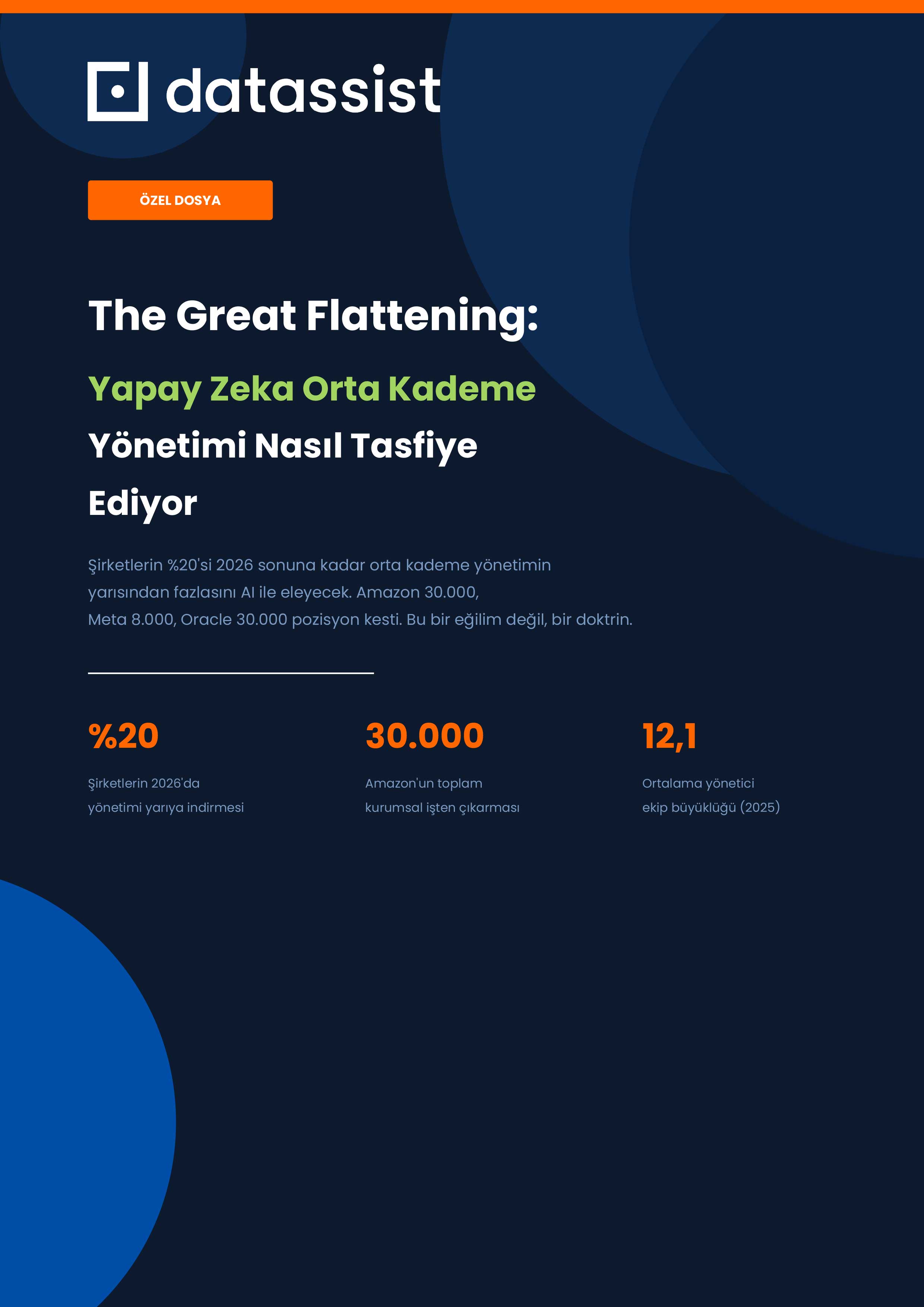 The Great Flattening: Yapay Zeka Orta Kademe Yönetimi Nasıl Tasfiye Ediyor