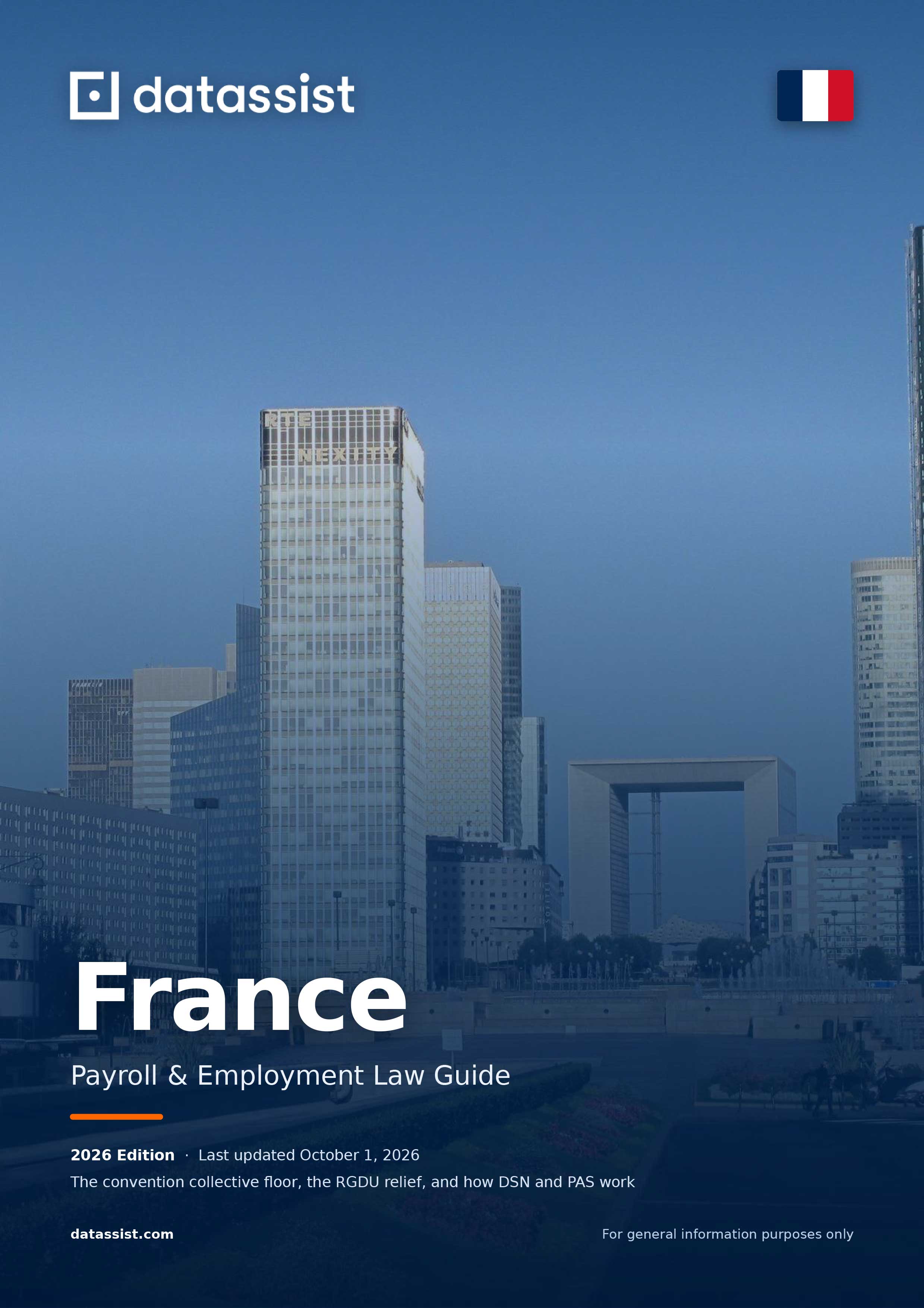 France payroll and employment guide cover