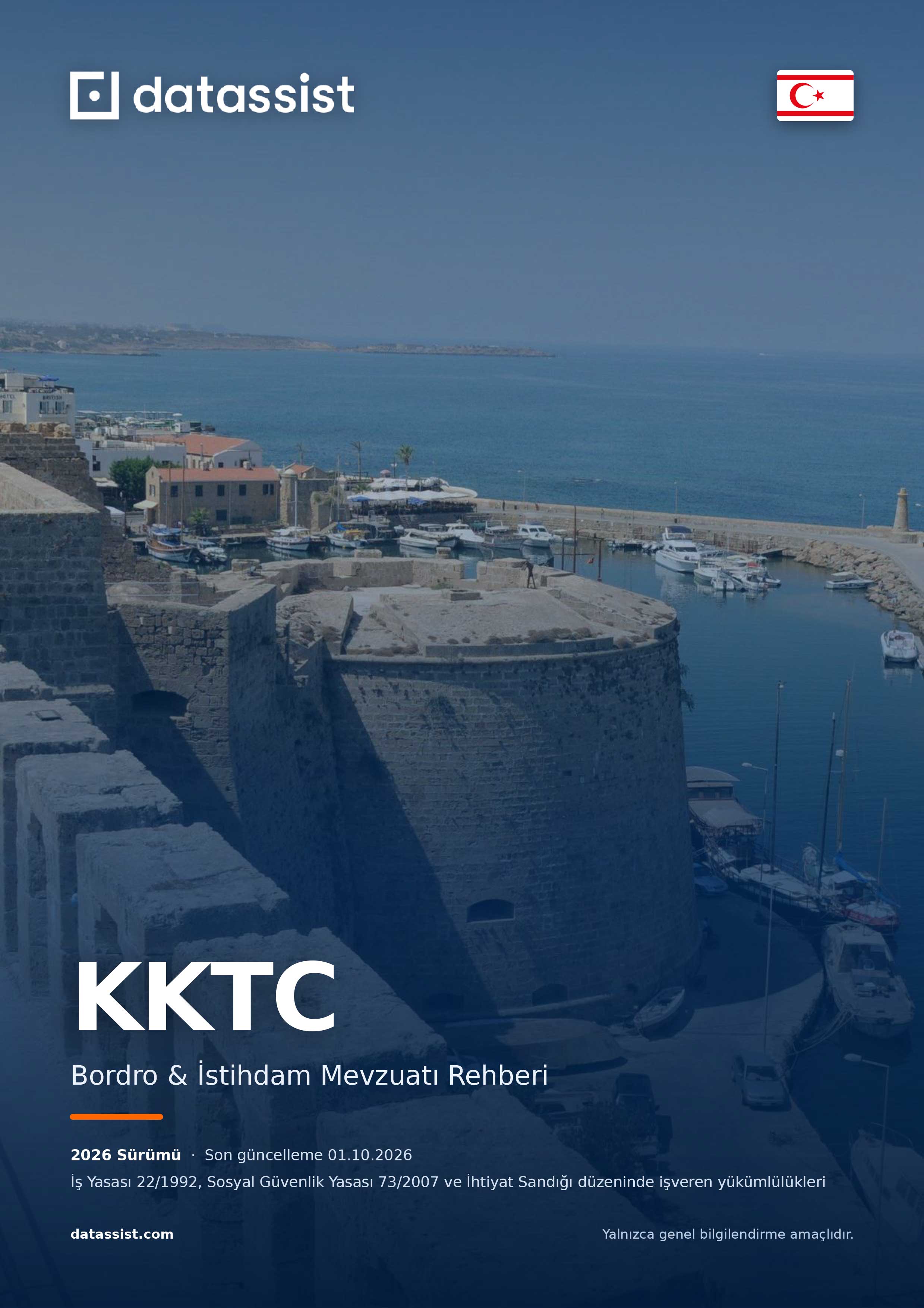 Kuzey Kıbrıs Türk Cumhuriyeti bordro ve istihdam rehberi kapağı