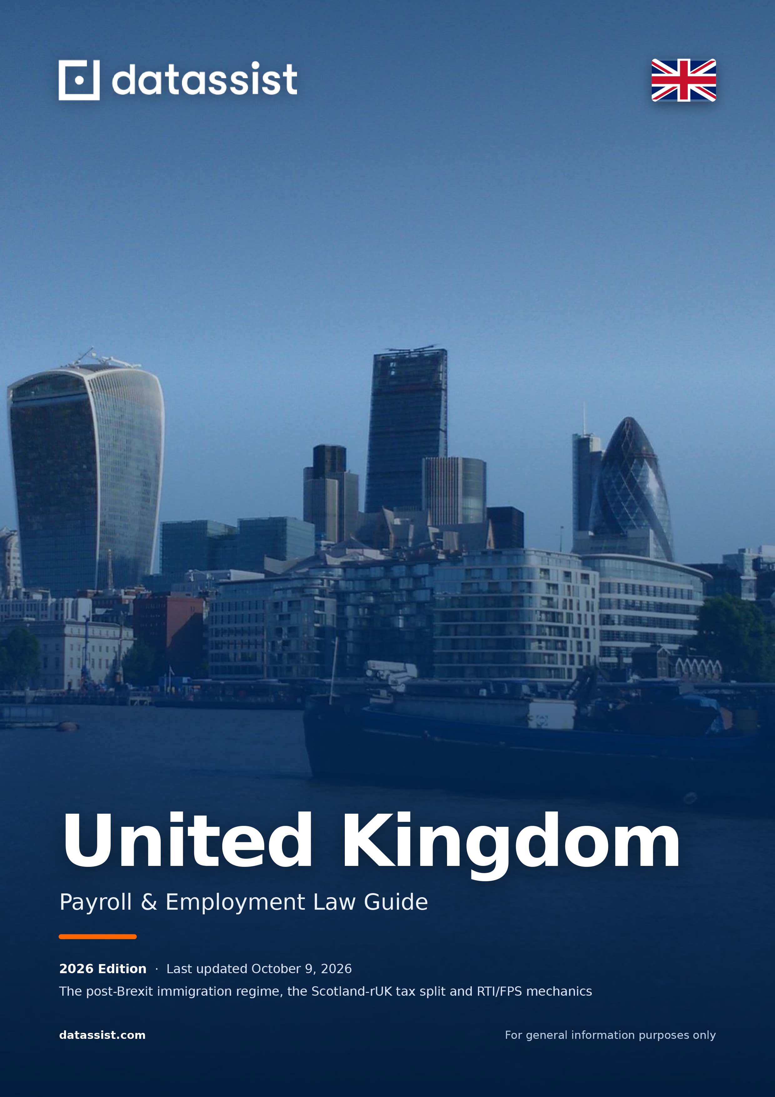 United Kingdom payroll and employment guide cover