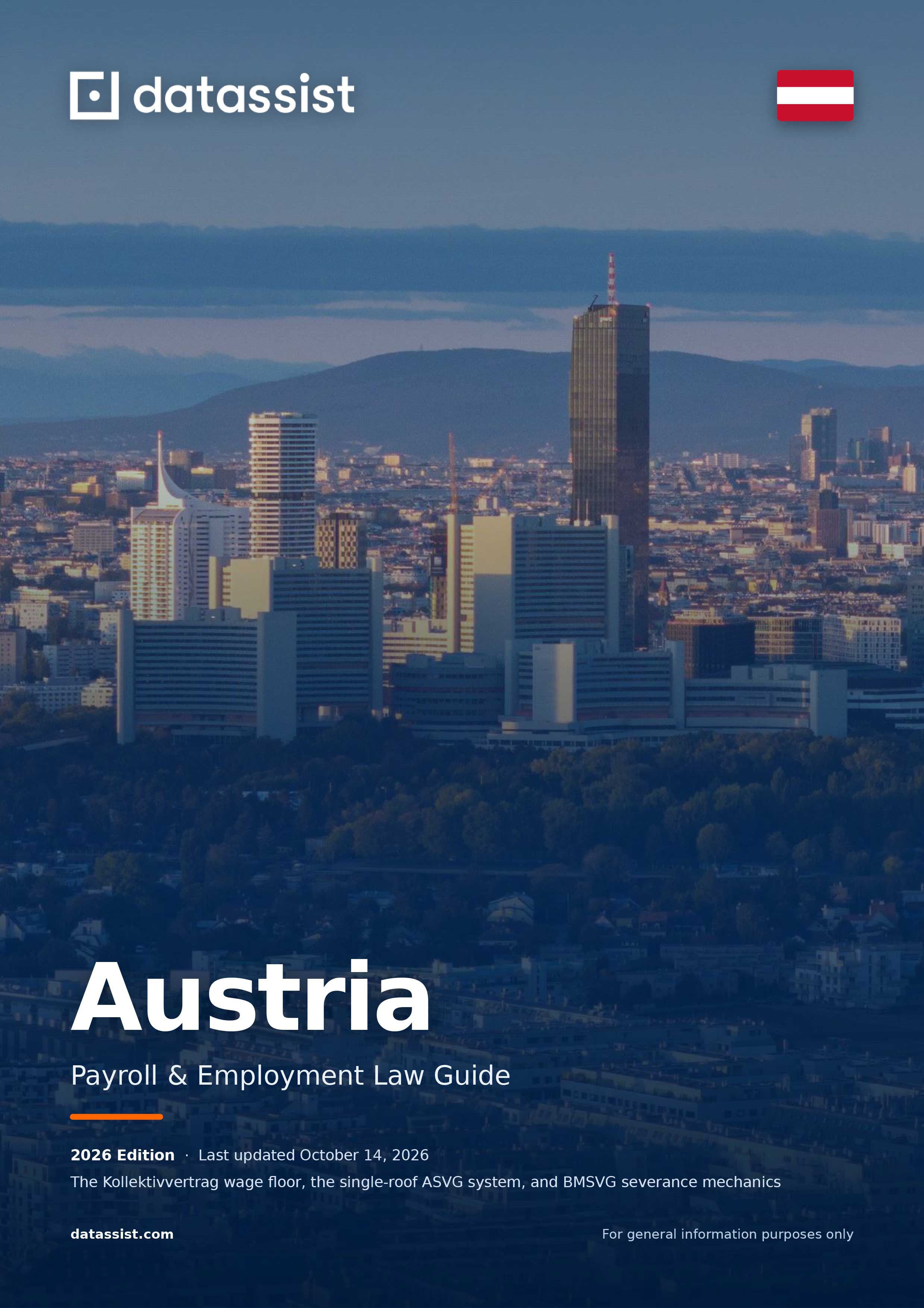 Austria payroll and employment guide cover