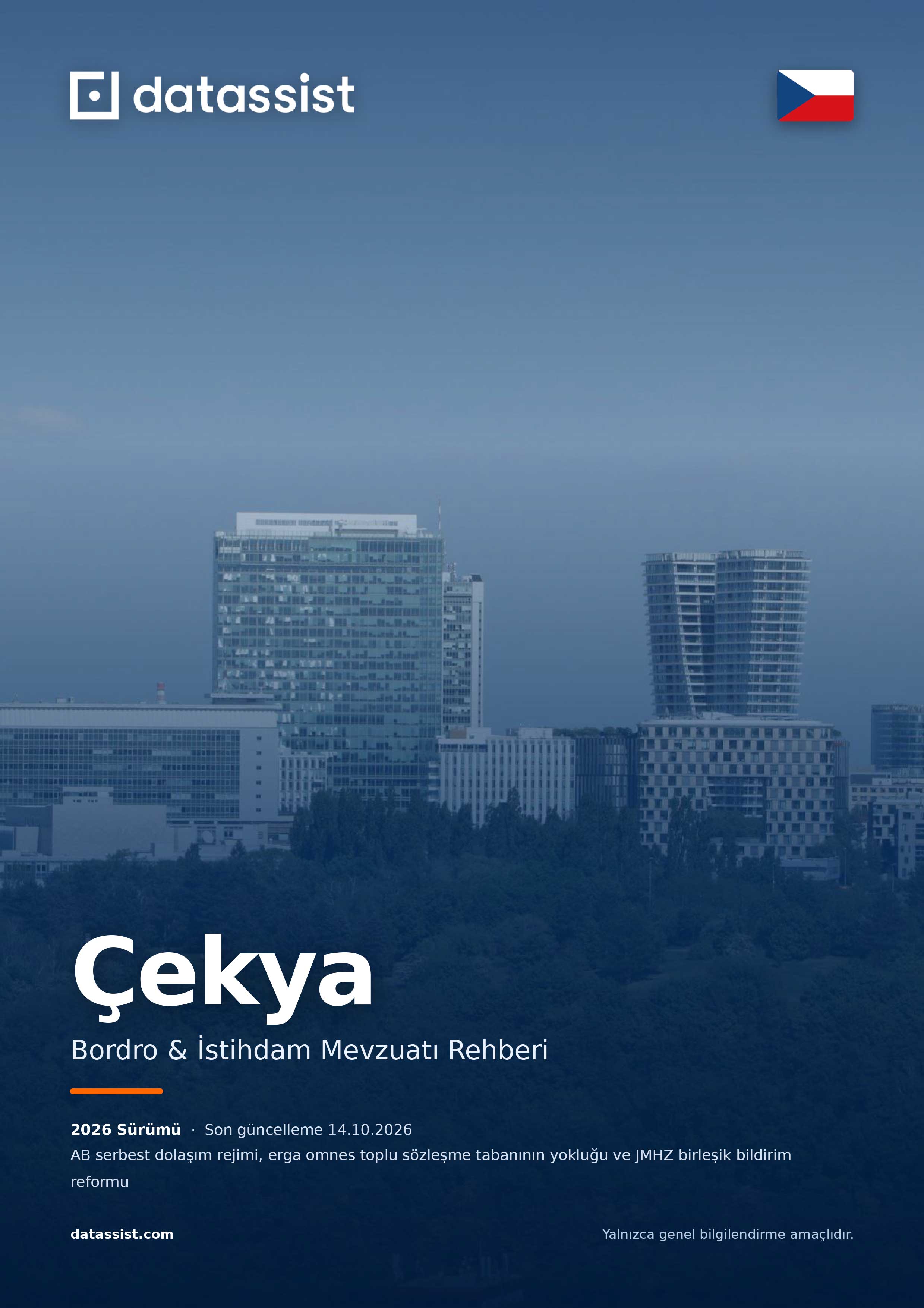 Çekya bordro ve istihdam rehberi kapağı