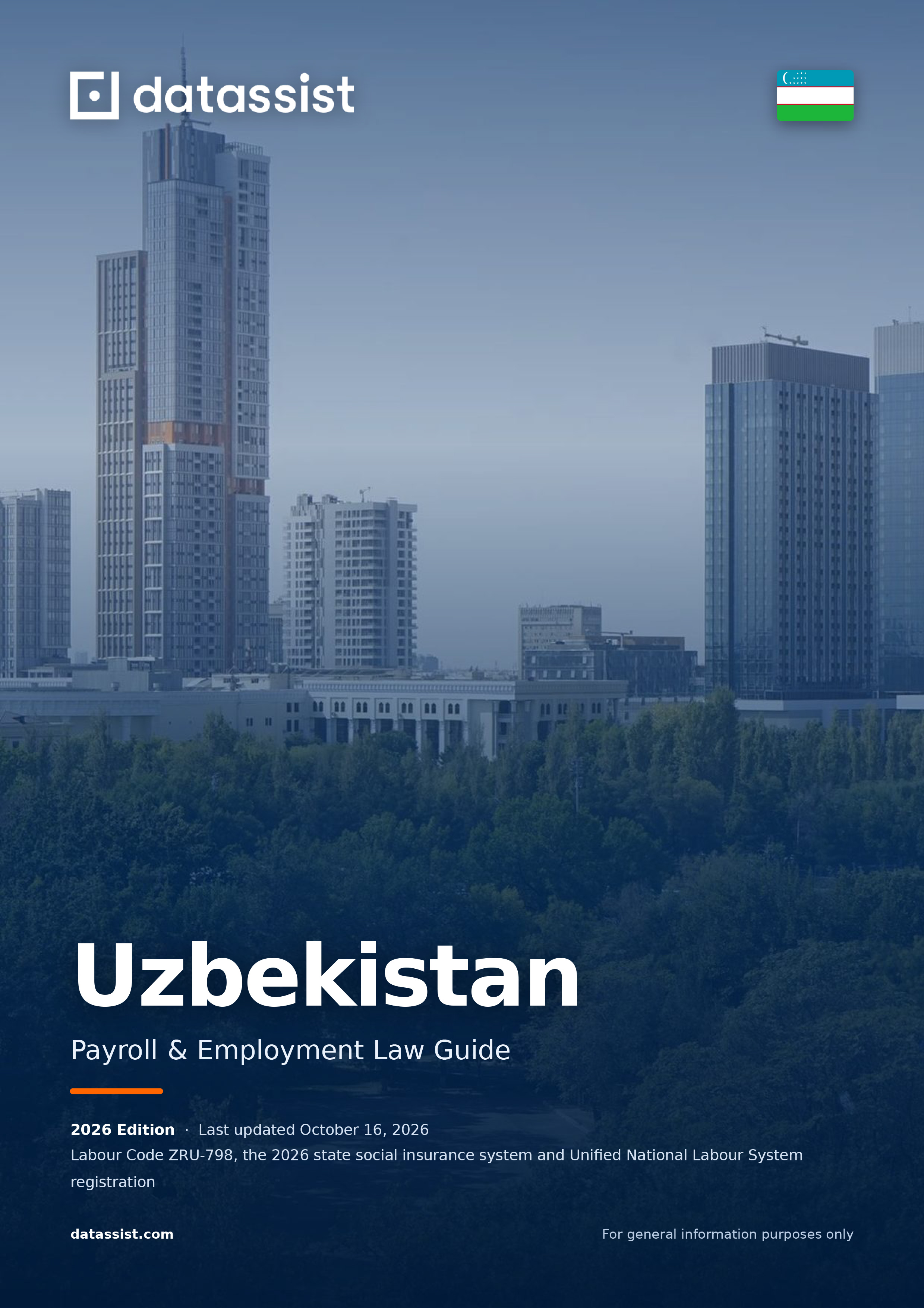 Uzbekistan payroll and employment guide cover